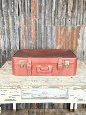 Vintage Reiskoffer Donker Bruin