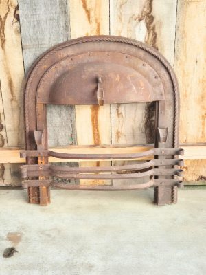 Vintage Gietijzeren Haard Ornament