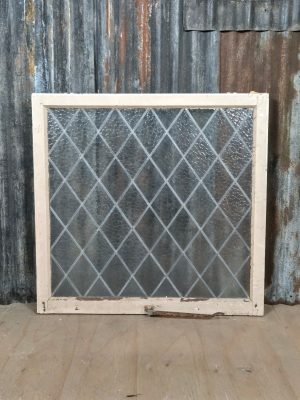 Vintage Glas In Lood Raam Blank