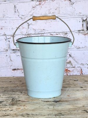 Kleine Emaille Emmer Blauw