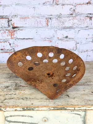 Oude Tractor Zitting Bruin