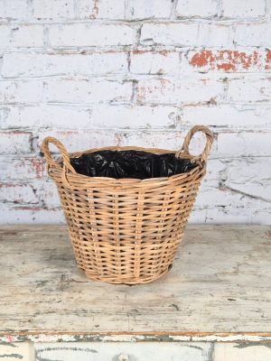 Rieten Mand Licht Model Klein