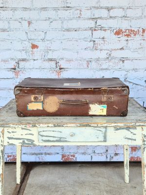Vintage Koffer Donkerbruin B