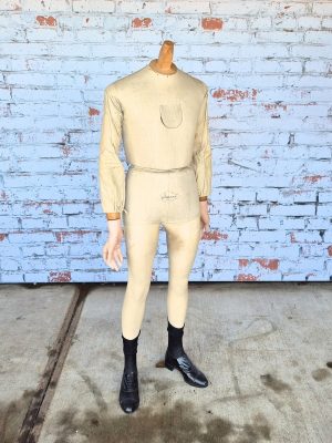 Originele paspop op laarzen